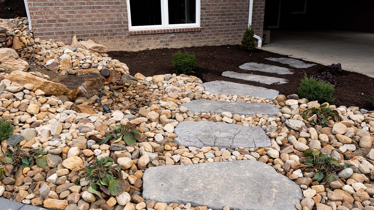 Stone Steps Installation